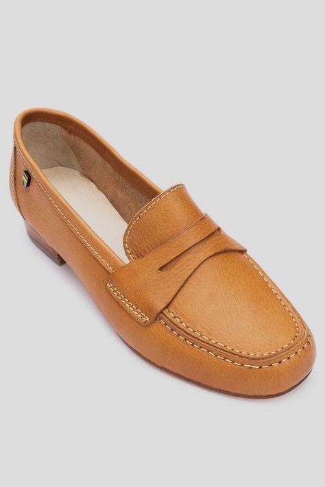 Mocasín Cuero Ficus Beige Acha-2