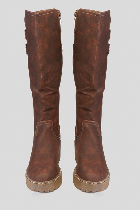 Bota Mujer Café Edesia Thunder Blue-3