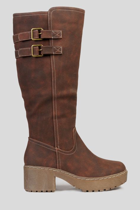 Bota Mujer Café Edesia Thunder Blue-0