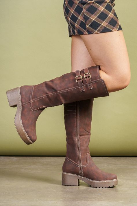 Bota Mujer Café Edesia Thunder Blue-1