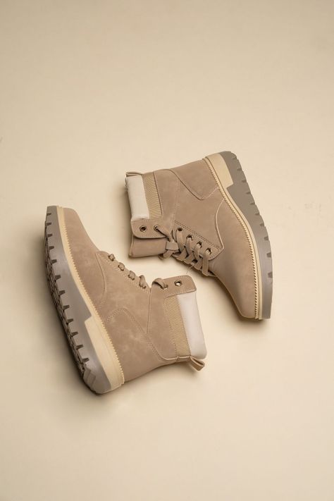 Botín Casual Mujer Beige Trey Chinitown-5