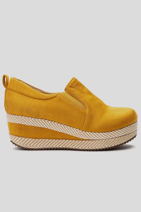 Zapato Mujer Amarillo Dakota Chancleta-0
