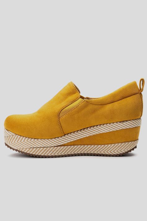 Zapato Mujer Amarillo Dakota Chancleta-1