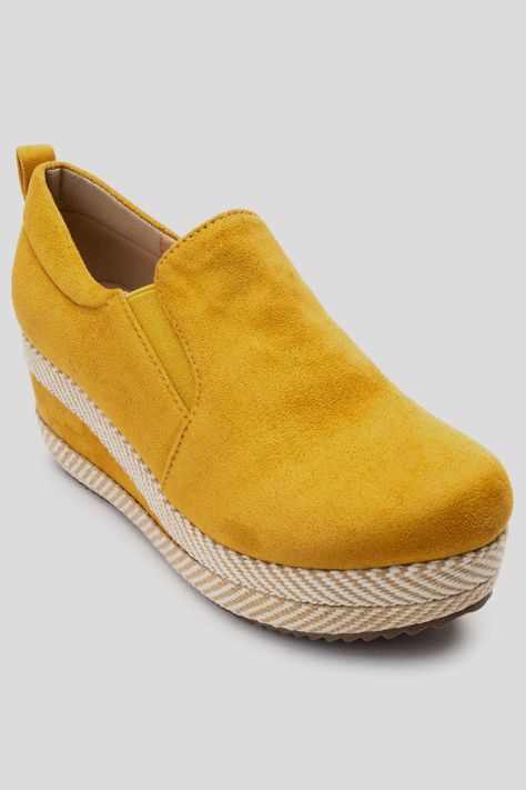 Zapato Mujer Amarillo Dakota Chancleta-2