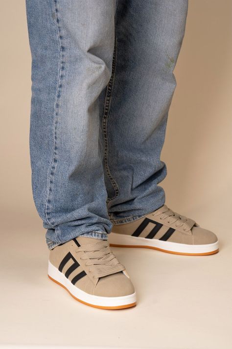 Zapatilla Hombre Khaki Leif Chinitown-1