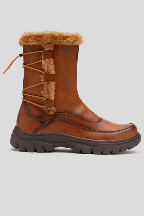 Bota Mujer Café Yadi Thunder Blue-0
