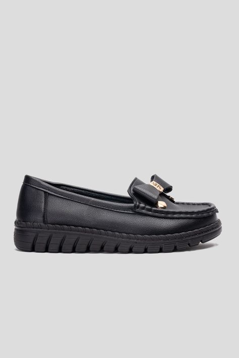 Mocasín Mujer Negro Adara Carbin-0