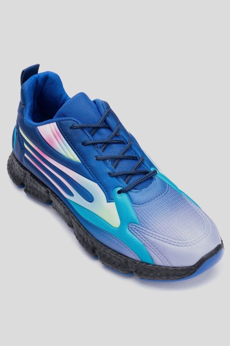 Zapatilla Deportiva Mujer Azul Luz Chinitown-3