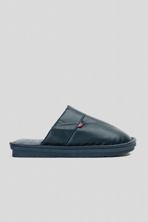 Pantufla Hombre Azul Michel Carbin-0