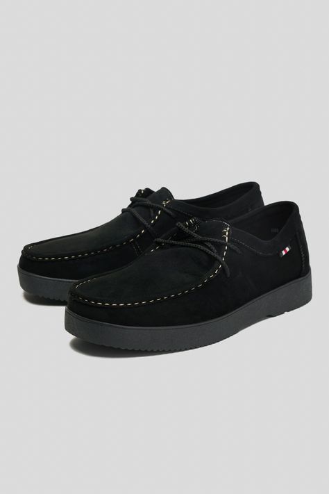 Zapato Hombre Negro Harald Boteli-0