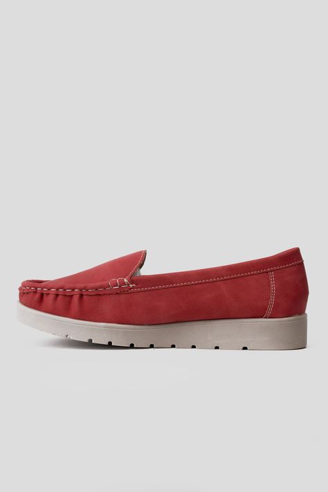 Mocasín Mujer Rojo Eladia Thunder Blue-1