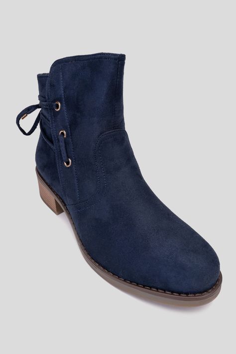 Botín Mujer Azul Alida Thunder Blue-2