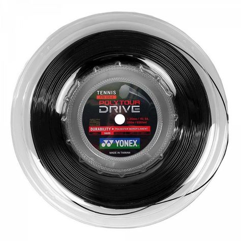 CUERDA DE TENIS YONEX POLY TOUR DRIVE 16L/1.25MM NEGRA 200 M-0