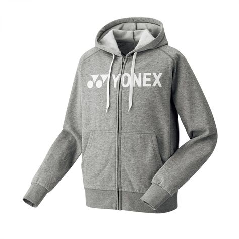 POLERON YONEX HOODIE 0018 GRIS HOMBRE-0