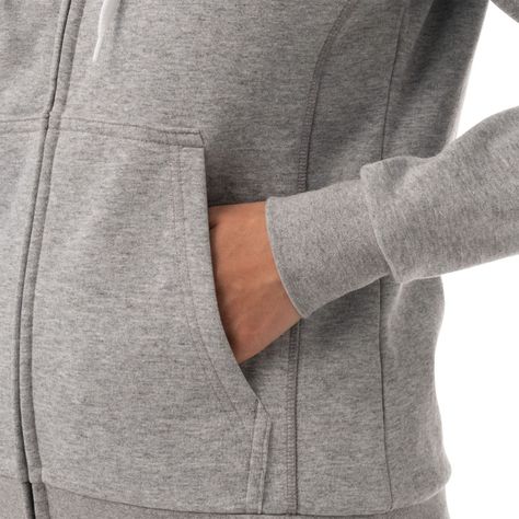 POLERON YONEX HOODIE 0018 GRIS MUJER-3