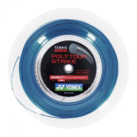CUERDA DE TENIS YONEX POLY TOUR STRIKE 16L/1.30MM AZUL 200 M-0