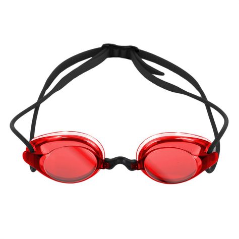 LENTE NATACION SAEKO S62 TORPEDO ROJO/NEGRO-0