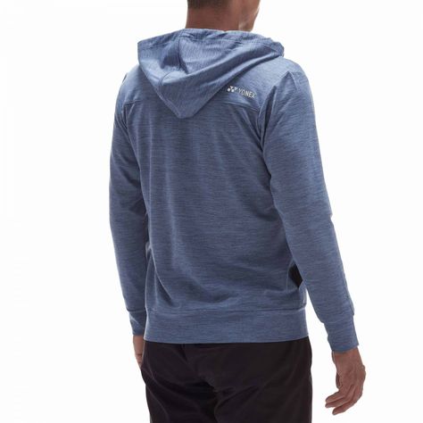 POLERON YONEX HOODIE 51040 AZUL HUMO 2022-2