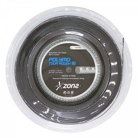 CUERDA DE TENIS ZONS POLYMO TOUR ROUGH 16L/1.30MM PLATA 200-0