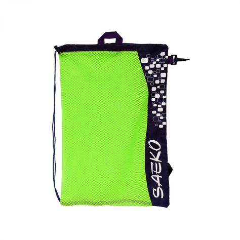 BOLSO MALLA NATACION MB02 VERDE SAEKO-0