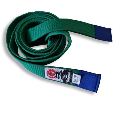 CINTURON DAEDO VERDE PUNTA AZUL 245 CMS.-0