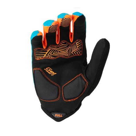 GUANTES BICI LARGOS TRIP ORANGE/BLUE-1