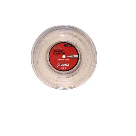 CUERDA DE RACQUETBALL ZONS SPEED POWER 16L/1.30MM BLANCA 240-0