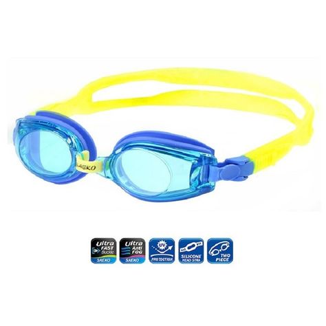 LENTE NATACION SAEKO S5A JUNIOR AMARILLO/AZUL-0