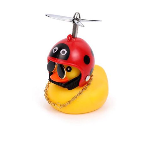 PATITO DE HULE FACHERO PARA TU BICI O CASCO CHINITA-0