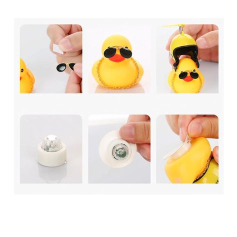 PATITO DE HULE FACHERO PARA TU BICI O CASCO CHINITA-4