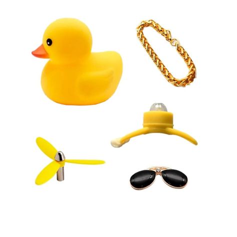PATITO DE HULE FACHERO PARA TU BICI O CASCO CAPITAN AMERICA-2