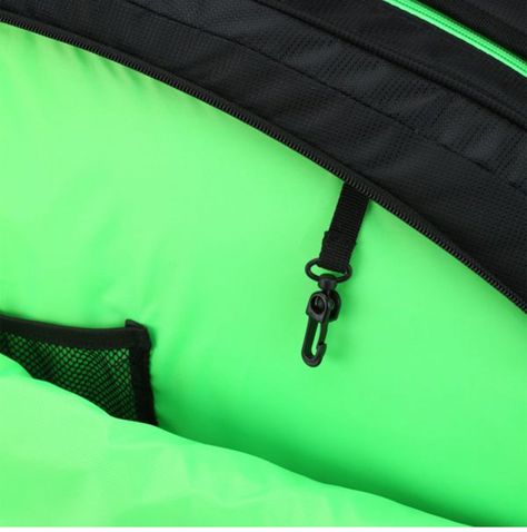 BOLSO PRINCE TOUR FUTURE NEGRO/VERDE 6 RAQUETAS-4