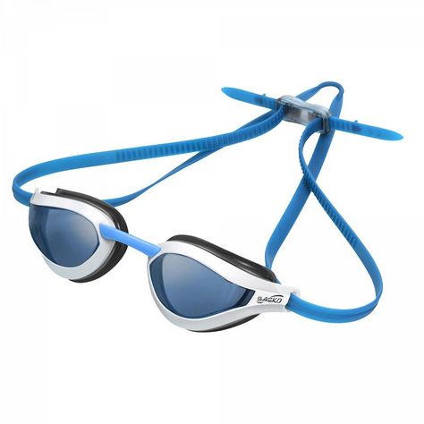 LENTE NATACION SAEKO S68 CARINA BLANCO/AZUL-0