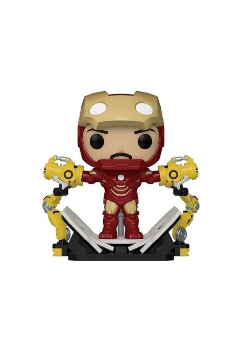 Funko Pop Deluxe Iron Man 2 With Gantry Glow Edition 905-2
