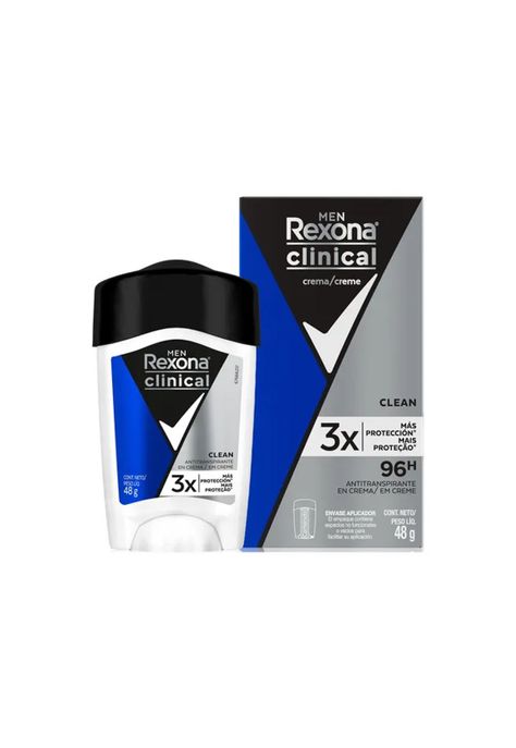 Desodorante en Crema Rexona Clinical Men Clean-0