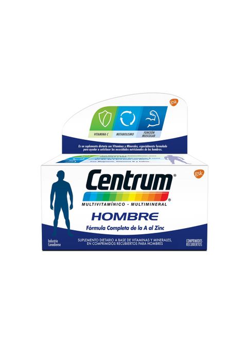 Multivitaminico Centrum Hombre 30 comprimidos-0
