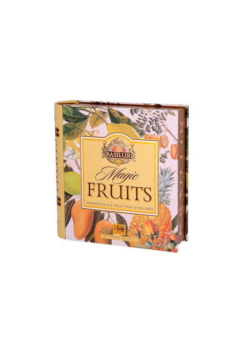 Te Negro Frutal Surtido Basilur Libro Magic Fruits 32 Bolsas.-2