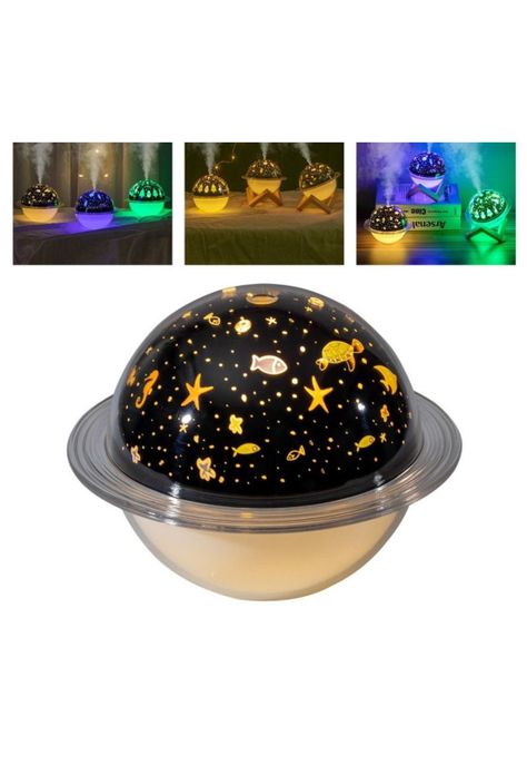Lampara Ufo Tres Colores Humificador 250ml Fondo Marino-5