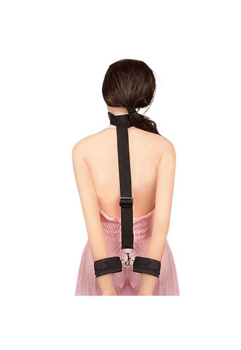 Arnes Erotico Bdsm Inmovilizador de Cuello y Manos-1