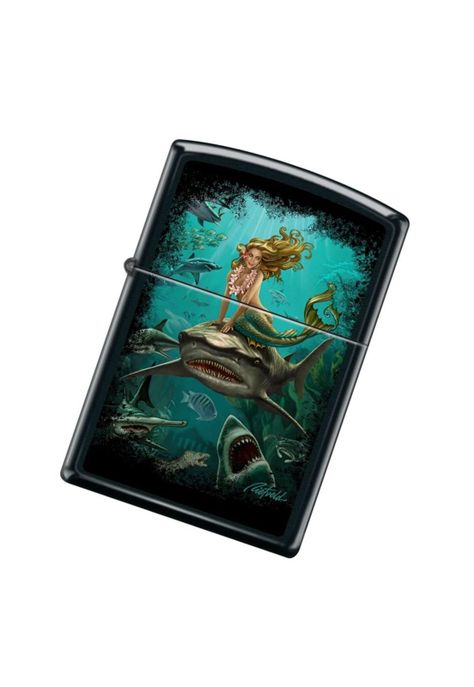 Encendedor Zippo Rick Rietveld Sirena Negro ZP218.CI415276-1
