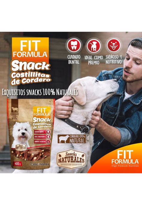 Fit Formula Comida Snack Cordero Perro Mascota 400 g-1