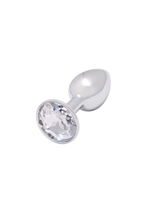 Plug Anal Dilatador Acero Cristal Transparente Talla S-0