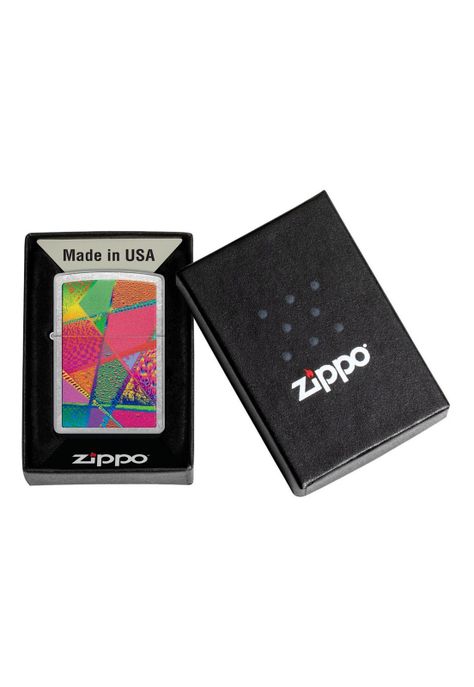 Encendedor Zippo Retro Pattern Design Plateado ZP48498-5