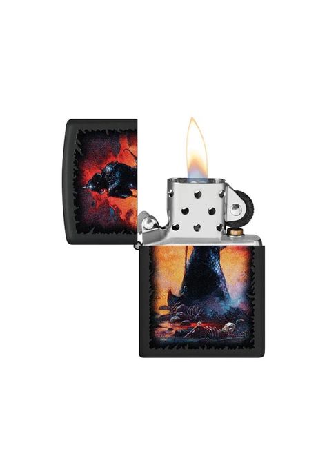 Encendedor Zippo Frank Frazetta Death Dealer Negro ZP48555-1