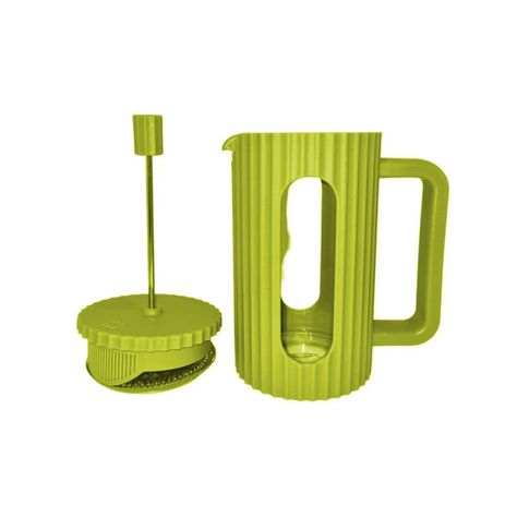 Cafetera Embolo Amalfi Verde Lima 350 ml Oroley-2