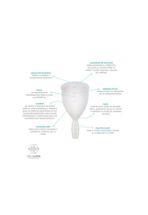 Copa Menstrual Mia Luna Mia Verde Talla L-3