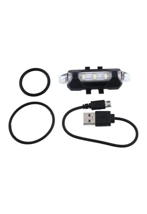 Pack Luz Bicicleta Delantera Y Trasera Recargable Por Usb-2