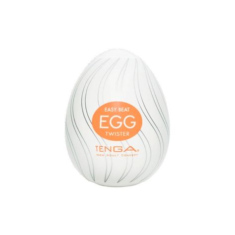 Huevo Masturbador Masculino Tenga Egg Twister Naranja-0