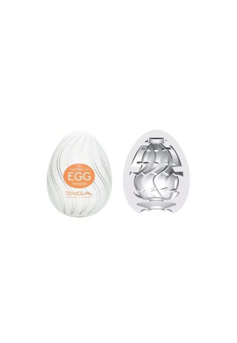 Huevo Masturbador Masculino Tenga Egg Twister Naranja-1