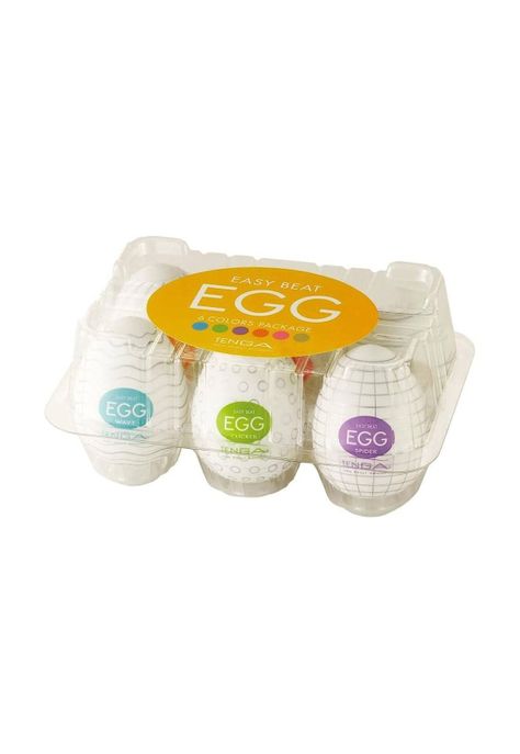 Huevos Masturbadores Tenga Pack 6 Unidades Surtidos-0